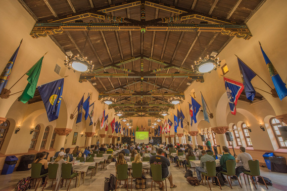 The Great Hall is used for lectures and speakers.
